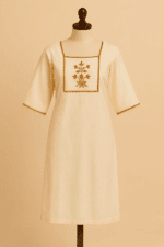 Handloom Cotton Embroidery Kurti