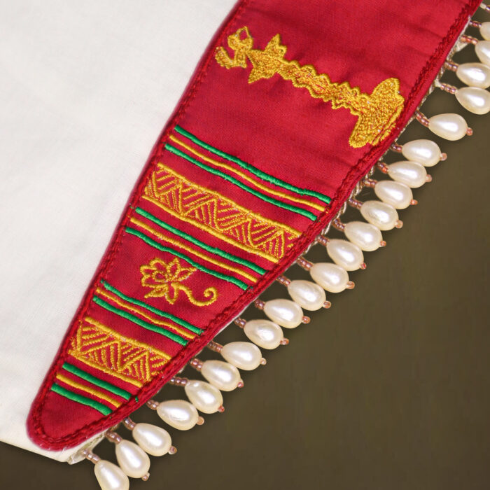 Kerala Grace – Handloom Heritage Blouse - Image 3