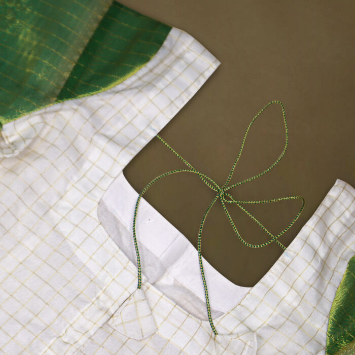 Organza Brocade Blouse - Image 3