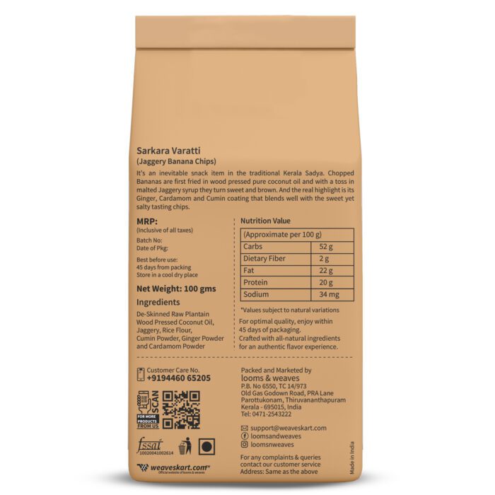 Homemade Combo Pack - Jaggery Coated Banana Chips + Mixture (100g Each) - Image 5