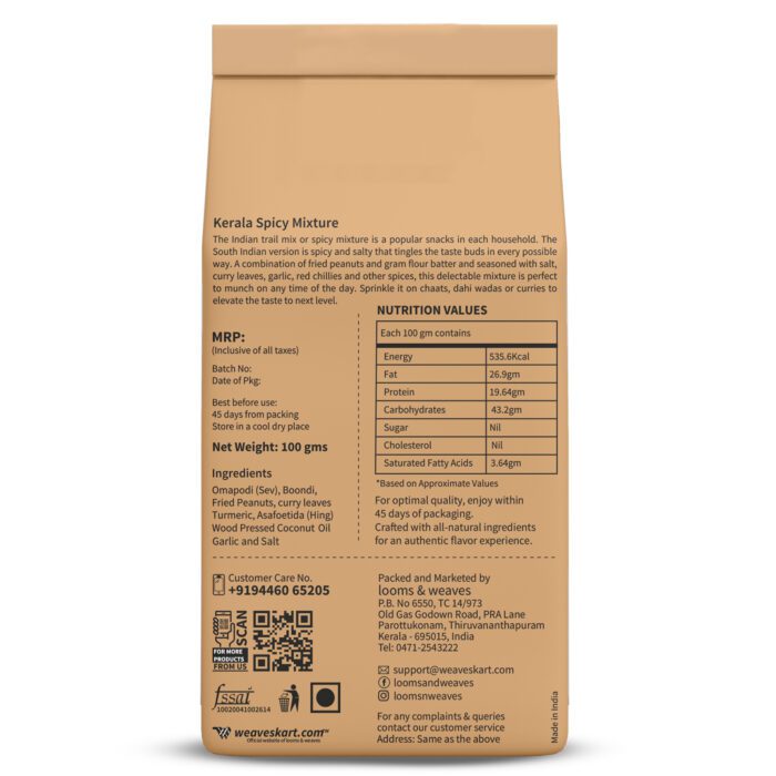 Homemade Combo Pack - Jaggery Coated Banana Chips + Mixture (100g Each) - Image 2