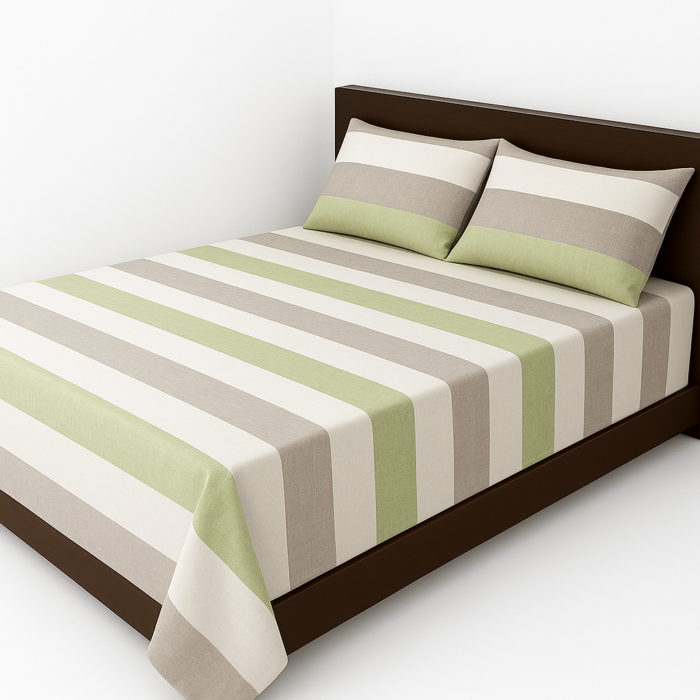 ChatGPT Image Jul 11, 2025, 03_44_44 PM Premium Handloom Cotton Bedsheet (80*90) - Image 1