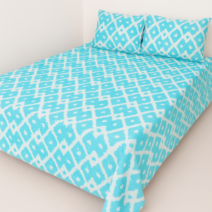 ChatGPT Image Jul 11, 2025, 06_19_28 PM Premium Handloom Cotton Bedsheet (90*100) - Image 1
