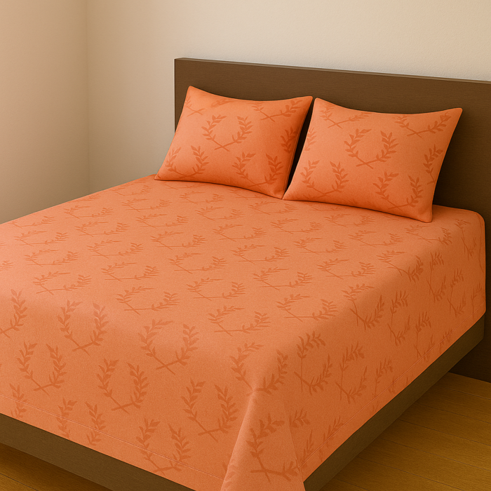 ChatGPT Image Jul 14, 2025, 02_08_36 PM Premium Handloom Cotton Bedsheet (90" X 100") - Image 1