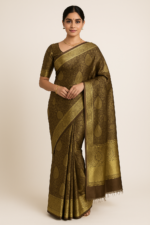 Pure Knachipuram Silk Saree (5) - Image 4