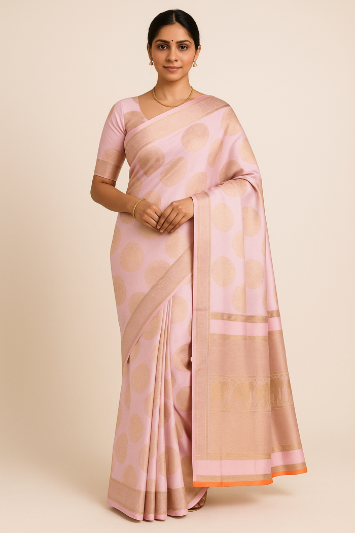 Pure Kanchipuram Silk Saree (6) - Image 4