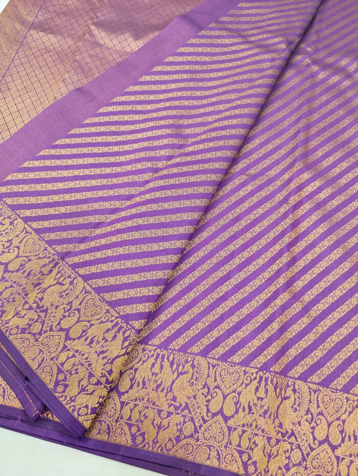 Pure Kanchipuram Silk Saree (3) - Image 2