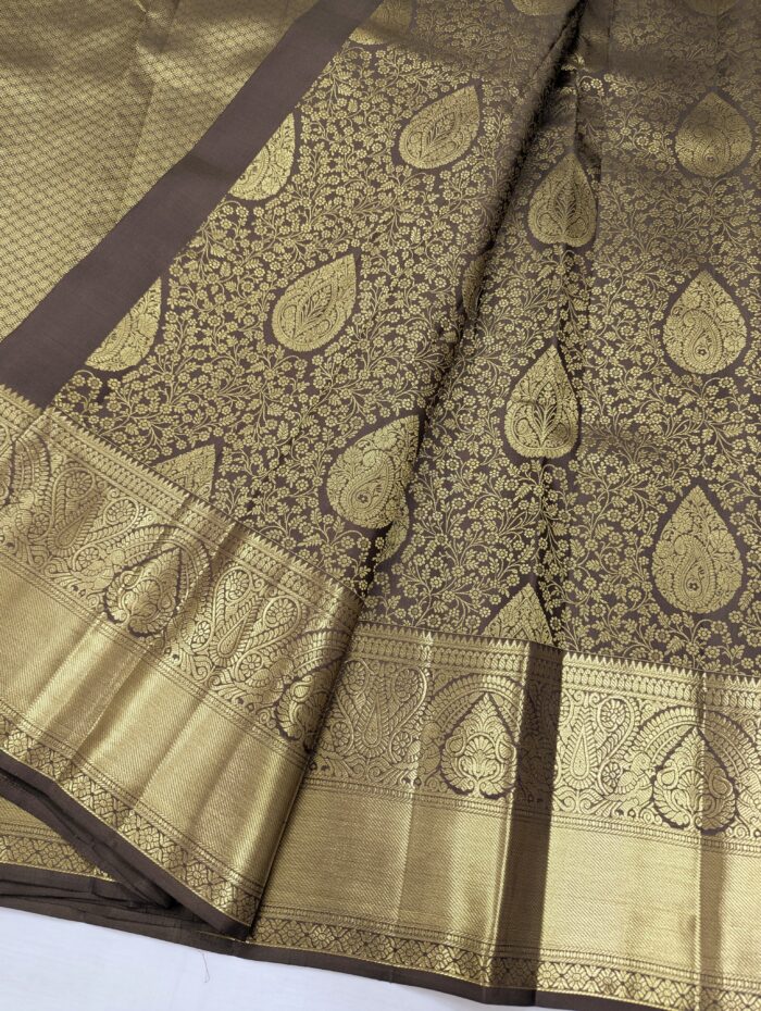Pure Knachipuram Silk Saree (5) - Image 2