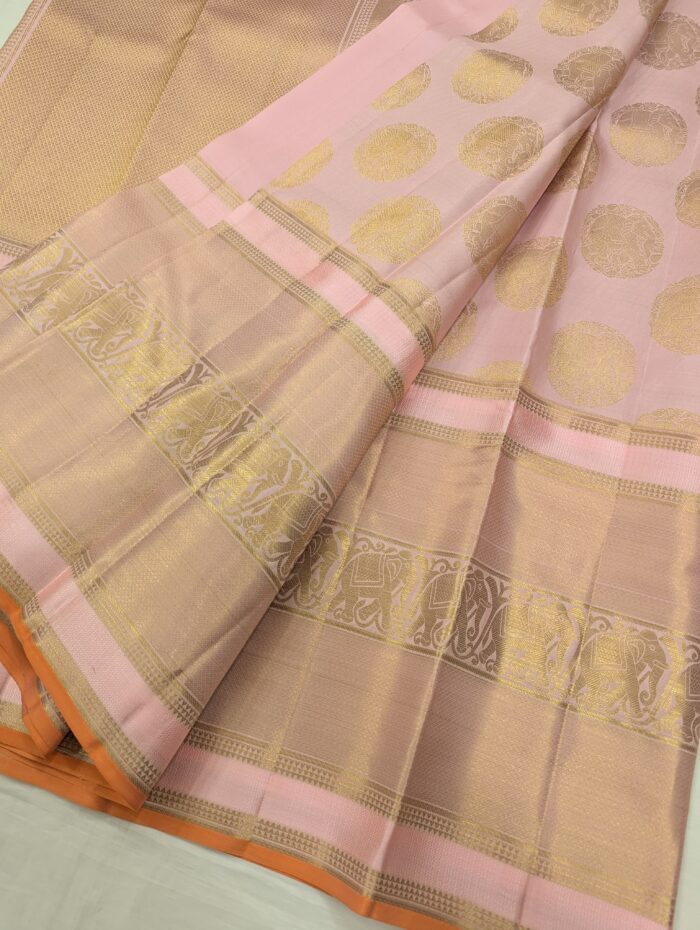 Pure Kanchipuram Silk Saree (6) - Image 3