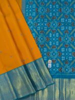 Pure Kanchi Silk Orange Saree (11) - Image 2