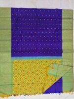 Pure Kanchipuram Silk Royal Blue Saree (7) - Image 3