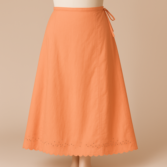 0ce48bc9-848f-4411-92b2-984281782c8c Pure Cotton Orange Inskirt (6) - Image 1
