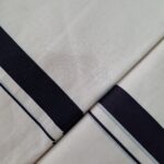 Kerala Handloom Set Mundu Grey with Gold Borders (16) - Image 3