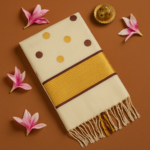 Kerala Handloom Brown with Golden Kasavu Saree (18)
