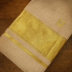 Kerala Handloom Golden Kasavu Saree (26) - Image 2