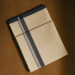 Kerala Handloom Dark Blue with Silver Dhoti (16) - Image 2