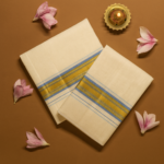 Kerala Handloom Set Mundu with Golden Borders (29)