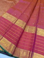 Pure Kanchipuram Red Silk Saree (15) - Image 4