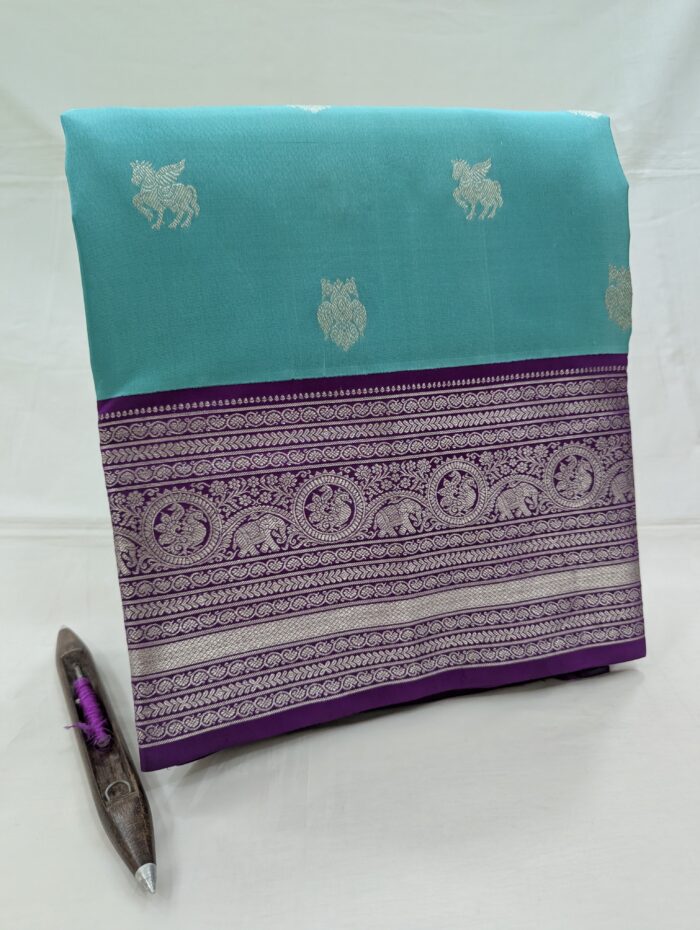 Pure Kanchipuram Silk Saree (17) - Image 4