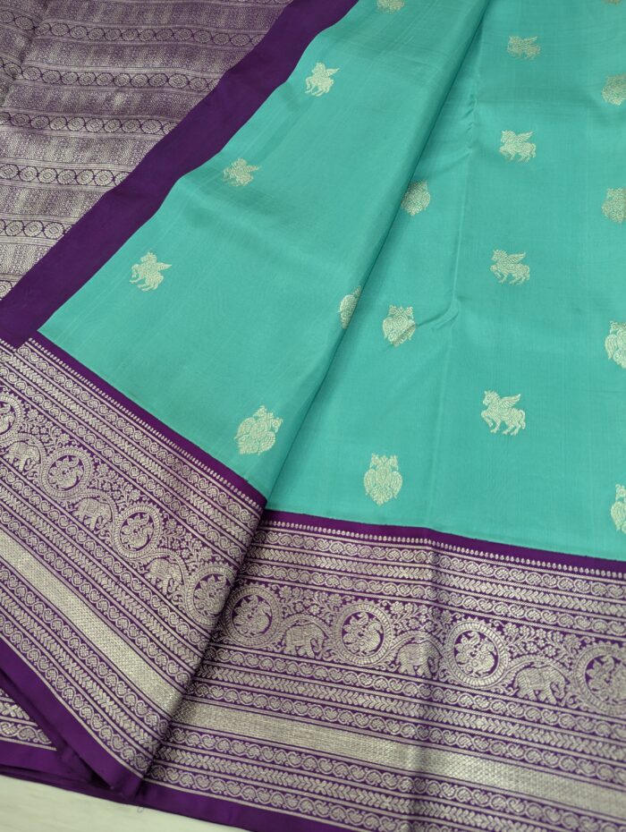 Pure Kanchipuram Silk Saree (17) - Image 2