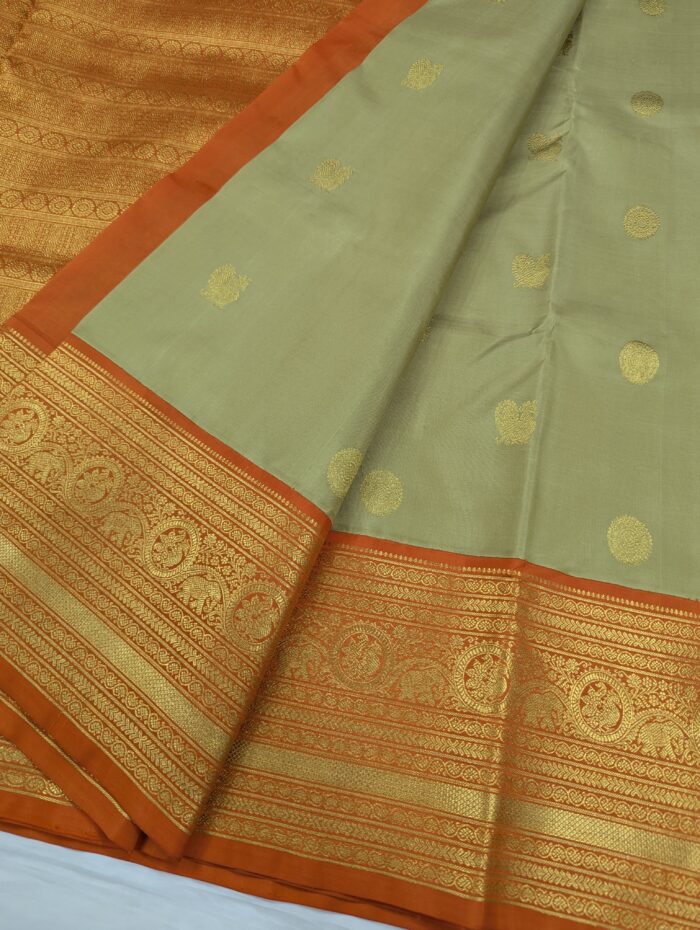 Pure Kanchipuram Silk Saree (18) - Image 4