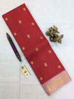 Pure Kanchipuram Red Silk Saree (20)