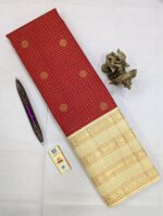 Pure Kanchipuram Violet Silk Saree (19)