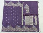Pure Kanchipuram Violet Silk Saree (24) - Image 2