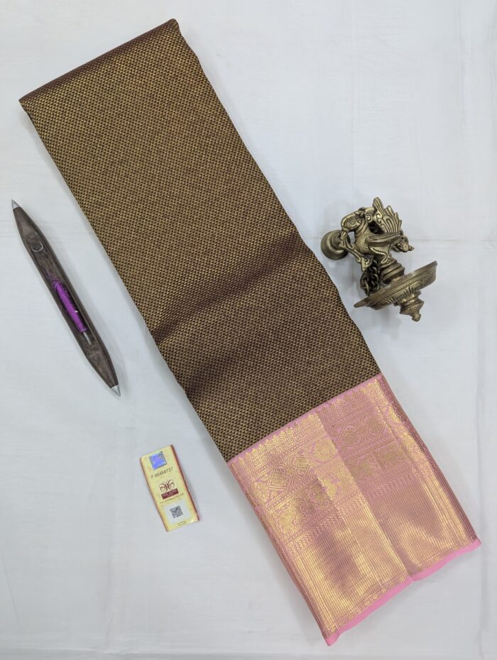 IMG-20250802-WA0709 Pure Kanchipuram Beige Golden Silk Saree (25) - Image 1