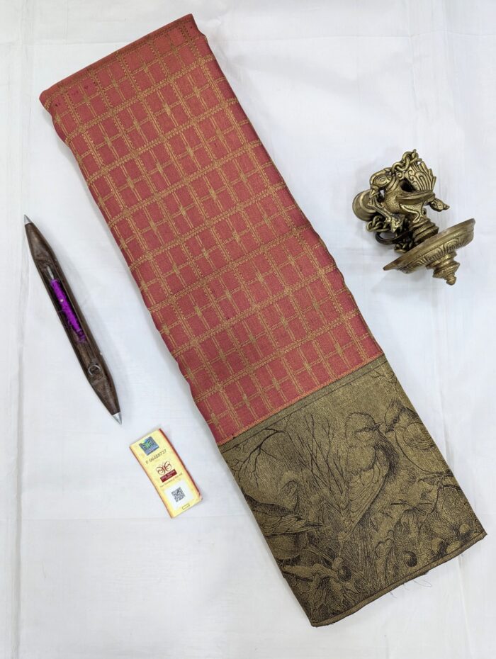 IMG-20250802-WA0712 Pure Kanchipuram Beige Golden Silk Saree (26) - Image 1