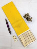 Pure Kanchipuram Beige Silk Saree (27)