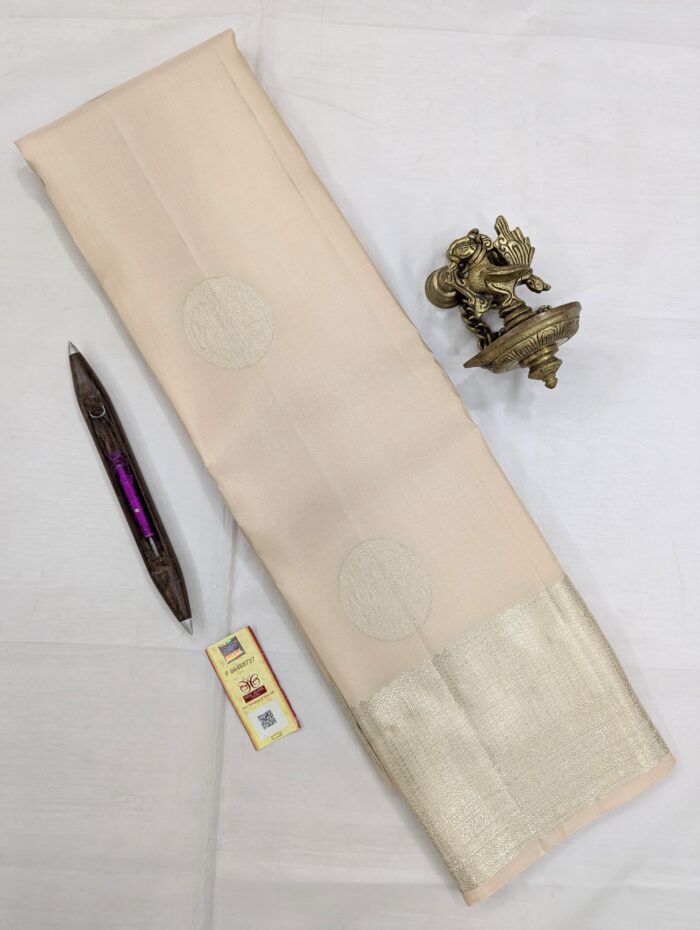 IMG-20250802-WA0723 Pure Kanchipuram Sandal Silk Saree (29) - Image 1