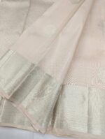 Pure Kanchipuram Sandal Silk Saree (29) - Image 2