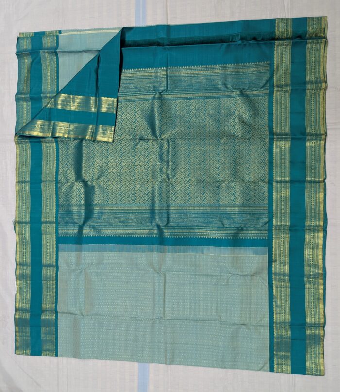 Pure Kanchipuram Pink Silk Saree (33) - Image 4