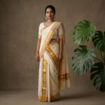 Kerala Handloom Golden Kasavu Set Mundu (40)