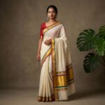 Kerala Handloom Set Mundu Gold Kasavu Borders (38)