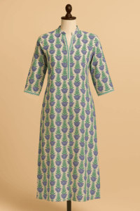 Floral Printed Cotton Kurta