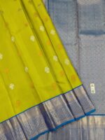 Yellow Kanchipuram Silk Saree (54) - Image 4