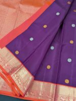 Violet Kanchipuram Saree (55) - Image 2