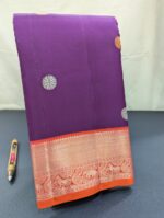 Violet Kanchipuram Saree (55)