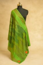 Green Hand Embroidery Dupatta (12)