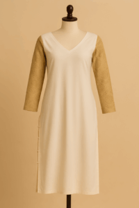 Off-white Handloom Cotton Kurta