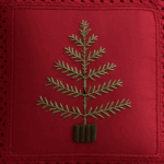 Crimson Pine Comfort Crochet Cushion Cover (16*16 inches) - Image 2