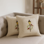 Cozy Lantern Christmas Cushion Cover (16*16 inches)
