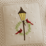 Cozy Lantern Christmas Cushion Cover (16*16 inches) - Image 2
