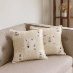 Handcrafted Gnome Love Crochet Cushion Cover (16*16 inches)