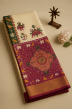 Pochampally Ikkat Silk Saree (7)