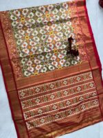 Pochampally Ikkat Silk Saree (2) - Image 2