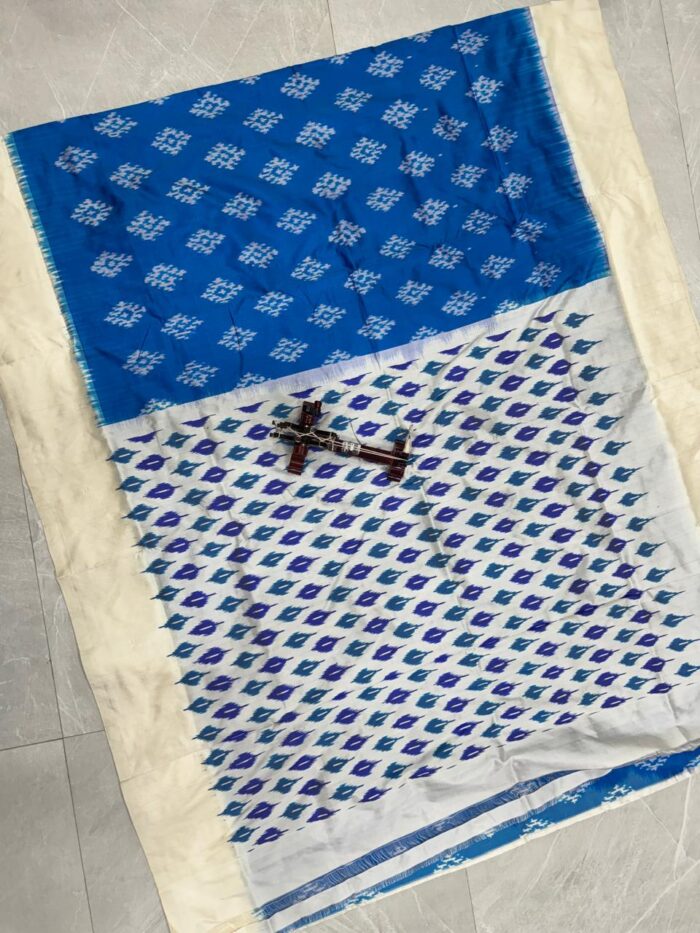 Pochampally Ikkat Silk Saree (15) - Image 2