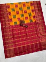 Pochampally Ikkat Silk Saree (18) - Image 2